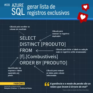 #008 Gerar uma lista de registros exclusivos no Azure SQL