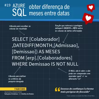 #019 Obter diferença de meses entre datas no Azure SQL