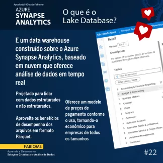 #022 o que é Lake Database do Azure Synapse Analytics