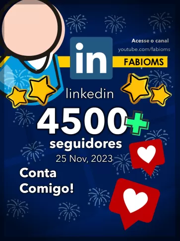 4500 followers on LinkedIn