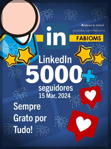 5000 followers on LinkedIn