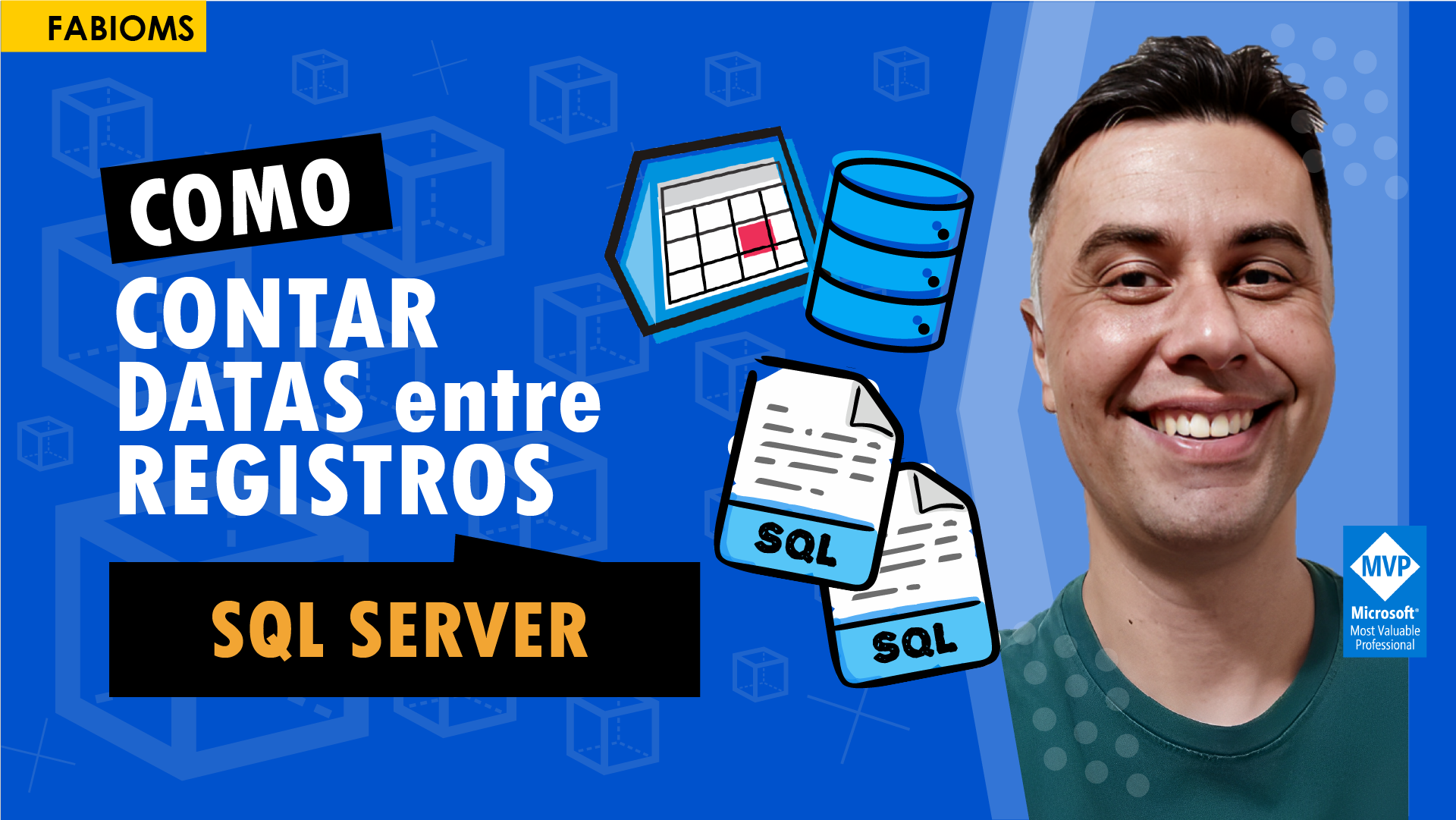 Como contar datas de registros diferentes no SQL Server