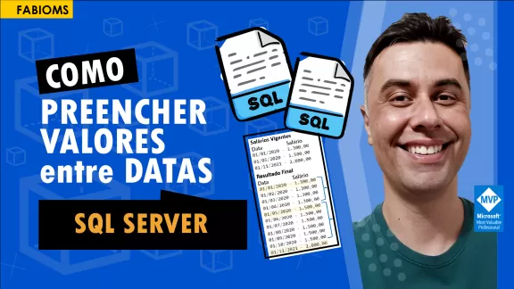 Como preencher valores entre datas no SQL Server