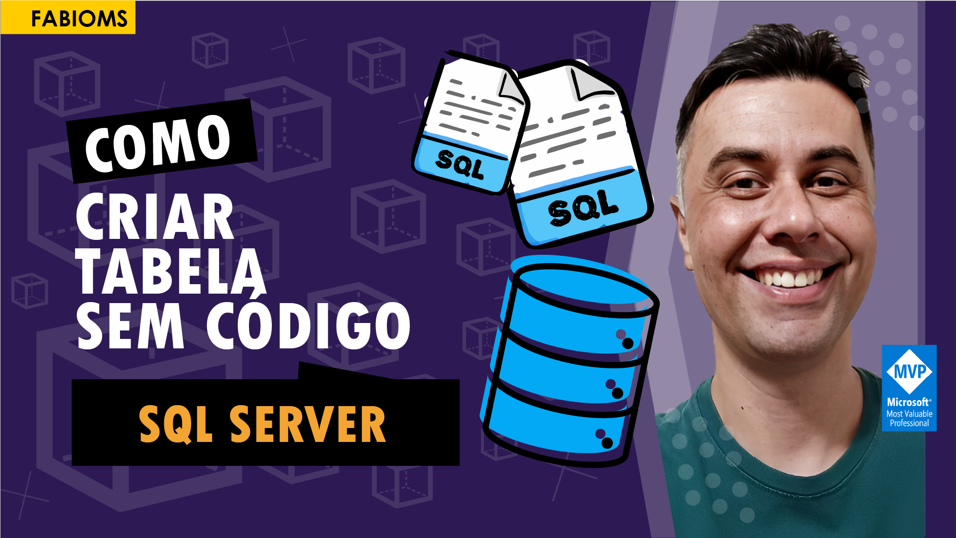#064 Como Criar Tabela sem Código no SQL Server